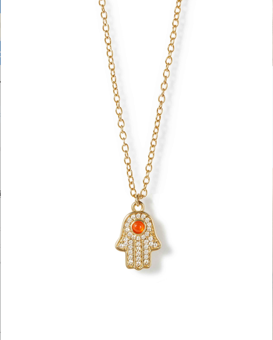 ASTLEY CLARKE CELESTIAL HAMSA HAND PENDANT NECKLACE