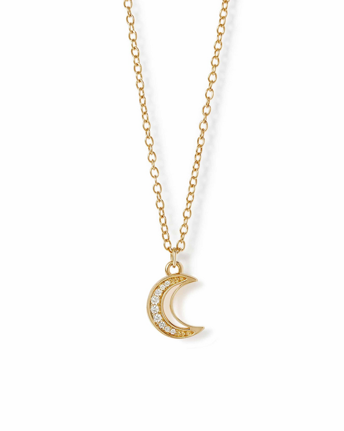 ASTLEY CLARKE CELESTIAL MOON PENDANT NECKLACE