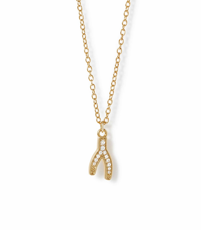 ASTLEY CLARKE CELESTIAL WISHBONE PENDANT NECKLACE