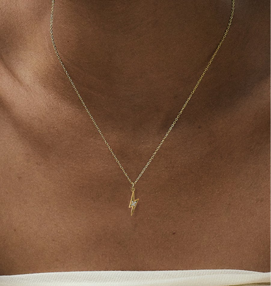 ASTLEY CLARKE CELESTIAL LIGHTNING PENDANT NECKLACE