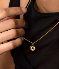 ASTLEY CLARKE CELESTIAL SUN PENDANT NECKLACE