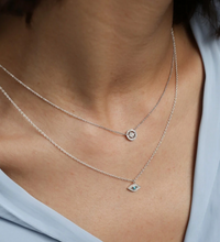 ASTLEY CLARKE BIOGRAPHY MINI EVIL EYE PENDANT NECKLACE