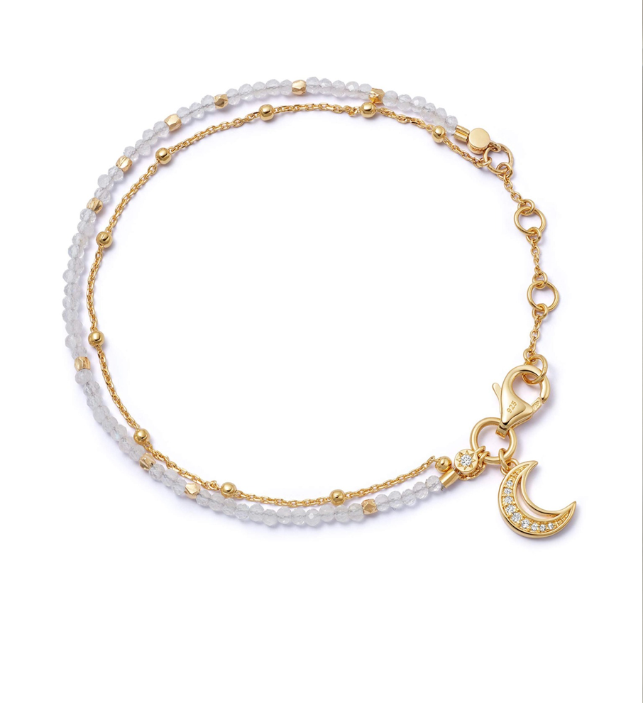 ASTLEY CLARKE MOONSTONE MOON BRACELET