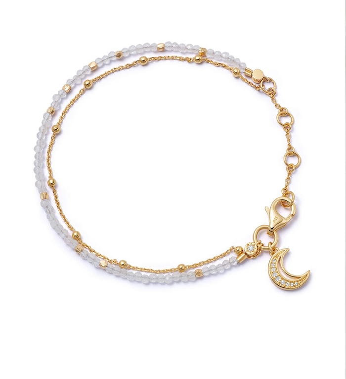 ASTLEY CLARKE MOONSTONE MOON BRACELET