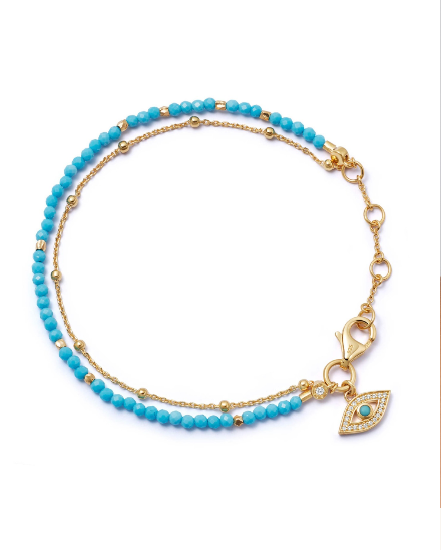 ASTLEY CLARKE TURQUOISE EVIL EYE BRACELET