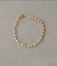 ASTLEY CLARKE WHITE SAPPHIRE DECO TENNIS BRACELET
