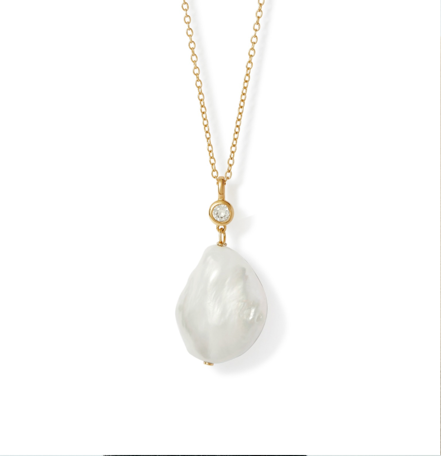 ASTLEY CLARKE PEARL DROP NECKLACE