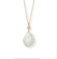 ASTLEY CLARKE PEARL DROP NECKLACE