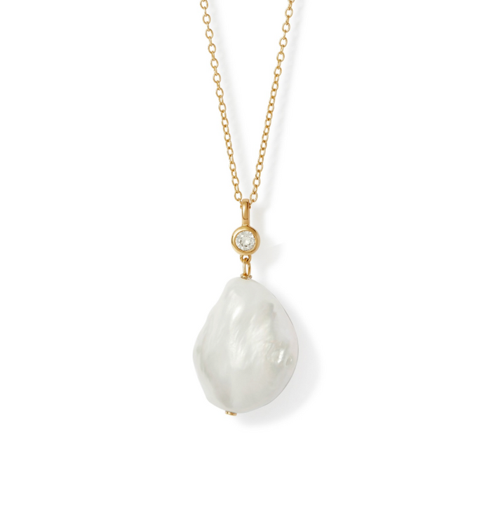 ASTLEY CLARKE PEARL DROP NECKLACE