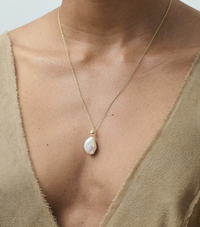 ASTLEY CLARKE PEARL DROP NECKLACE