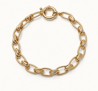 DAISY LONDON POLLY VINTAGE LINK CHAIN BRACELET