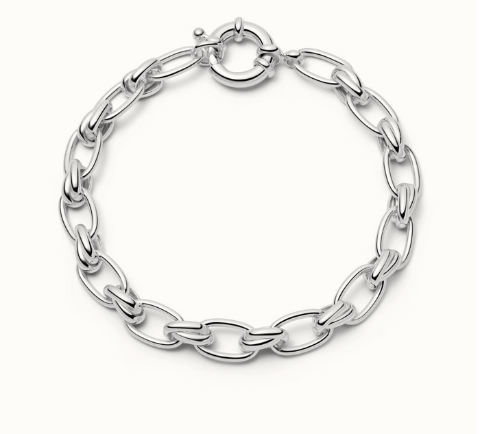 DAISY LONDON POLLY VINTAGE LINK CHAIN BRACELET