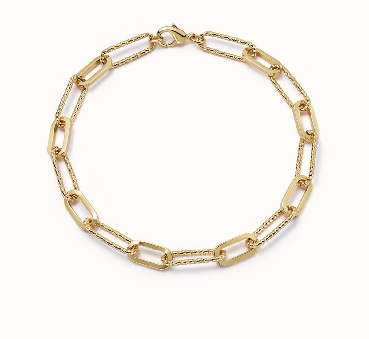 DAISY LONDON PAPERCLIP CHAIN BRACELET