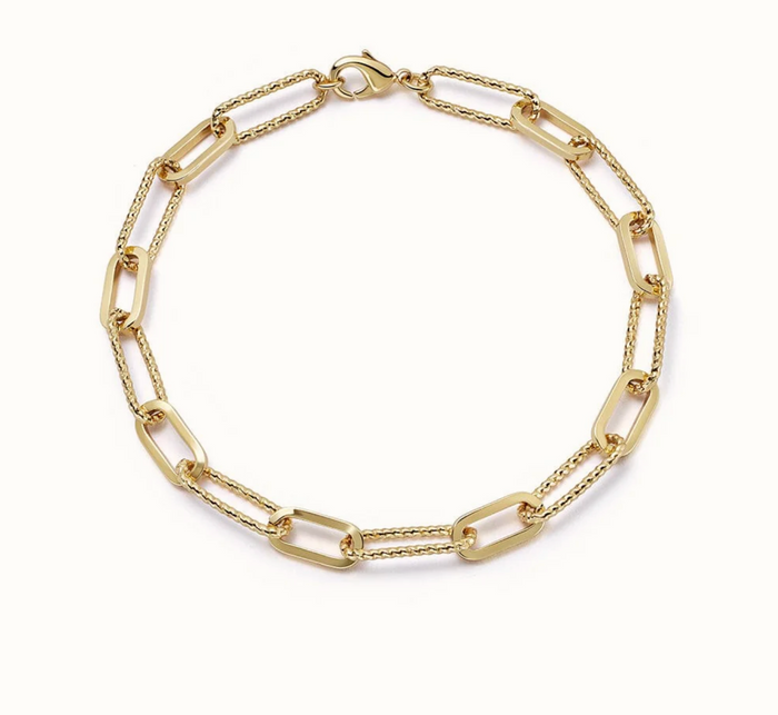 DAISY LONDON PAPERCLIP CHAIN BRACELET