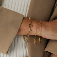 DAISY LONDON PAPERCLIP CHAIN BRACELET