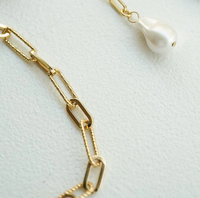 DAISY LONDON PAPERCLIP CHAIN BRACELET