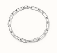 DAISY LONDON PAPERCLIP CHAIN BRACELET