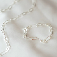 DAISY LONDON PAPERCLIP CHAIN BRACELET