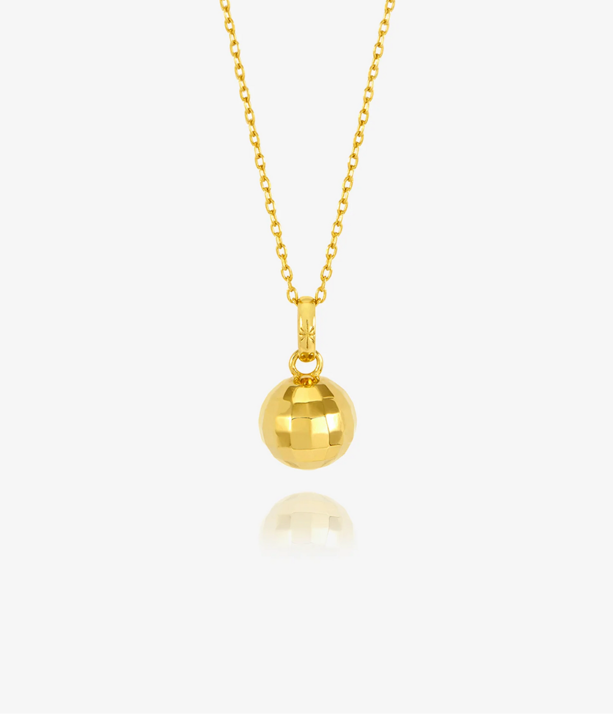 RACHEL JACKSON CHOOSE LOVE DISCO BALL NECKLACE