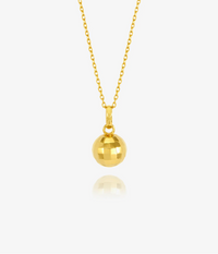 RACHEL JACKSON CHOOSE LOVE DISCO BALL NECKLACE