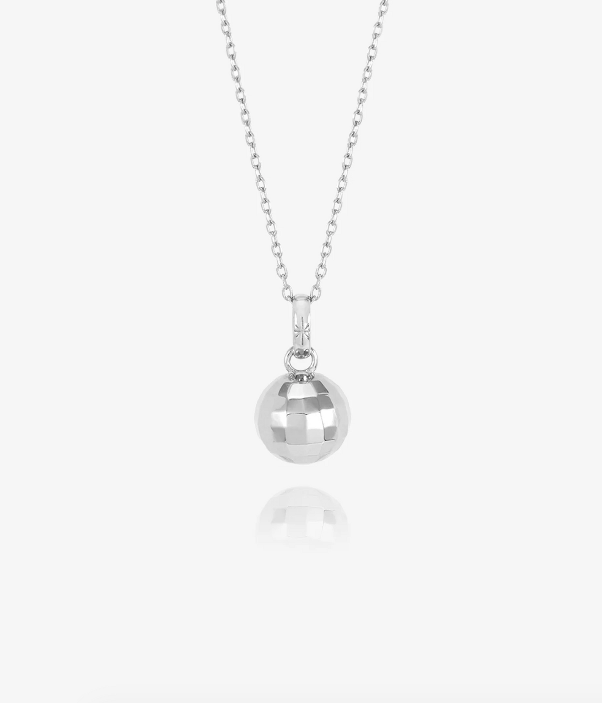 RACHEL JACKSON CHOOSE LOVE DISCO BALL NECKLACE
