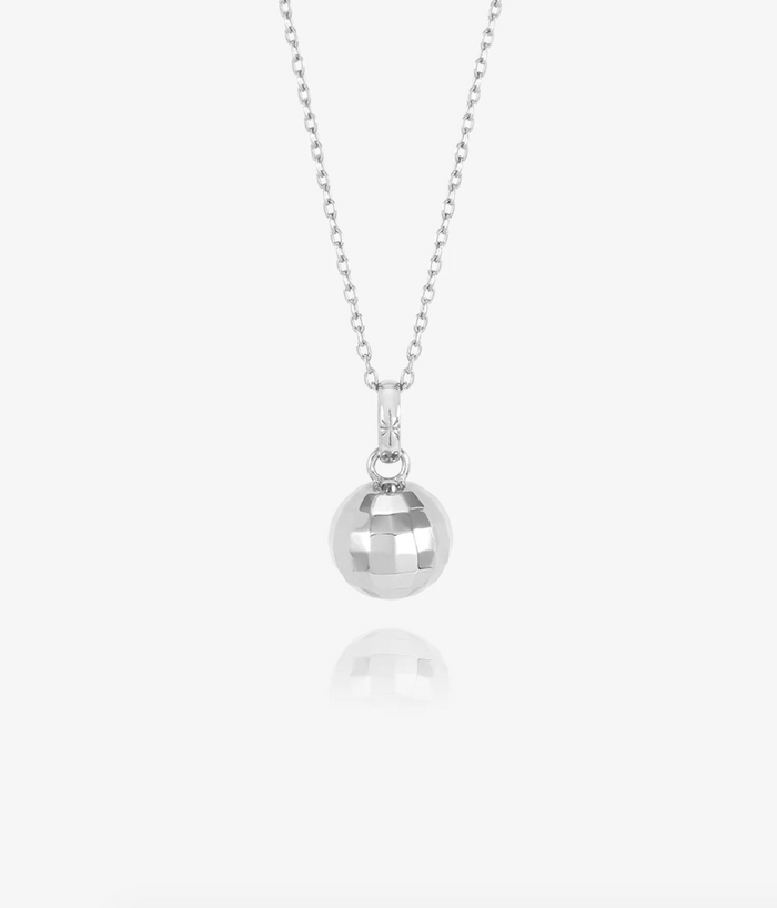 RACHEL JACKSON CHOOSE LOVE DISCO BALL NECKLACE