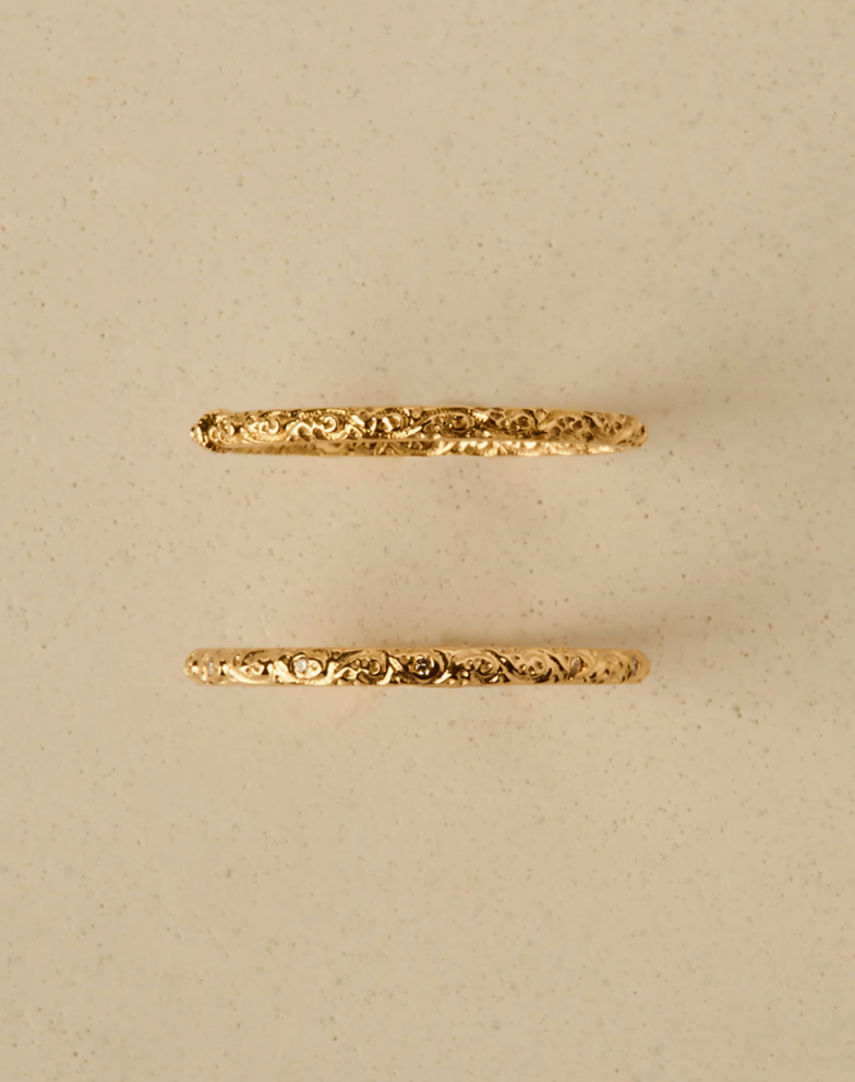 MÉTIER DALA ENGRAVED SKINNY BAND