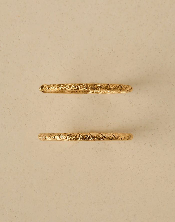 MÉTIER DALA ENGRAVED SKINNY BAND
