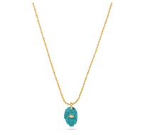 TALIS CHAINS PROTECTIVE HAND TURQUOISE PENDANT NECKLACE