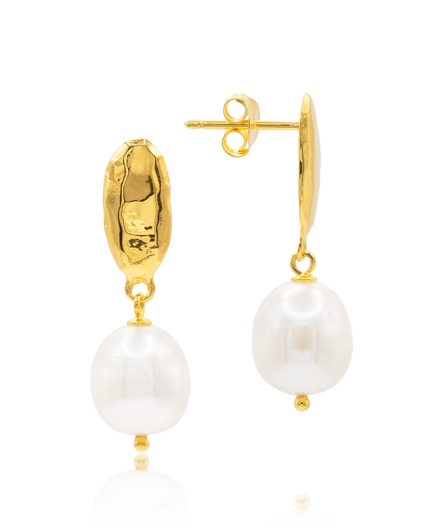 CLAUDIA BRADBY MERMAID PEARL DROP EARRINGS