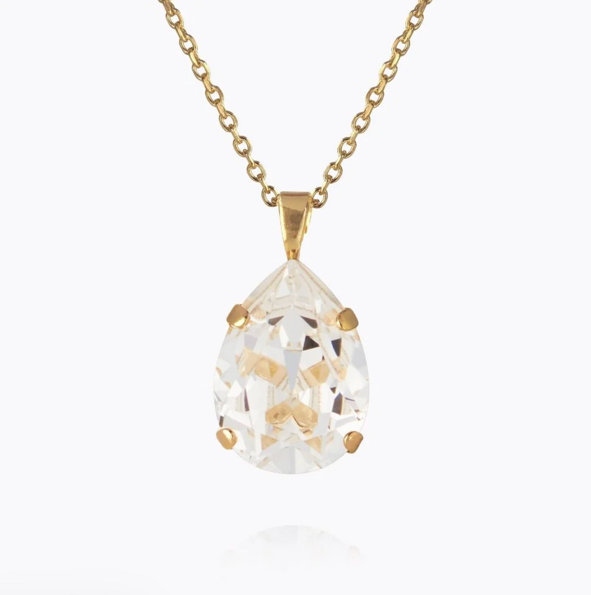 CAROLINE SVEDBOM MINI DROP CRYSTAL NECKLACE