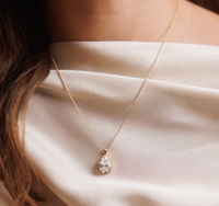CAROLINE SVEDBOM MINI DROP CRYSTAL NECKLACE