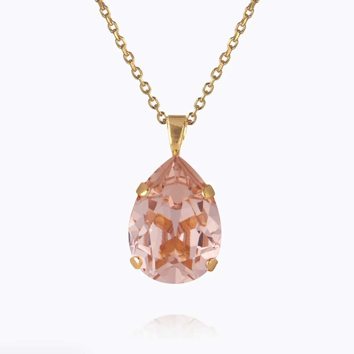 CAROLINE SVEDBOM MINI DROP VINTAGE ROSE NECKLACE