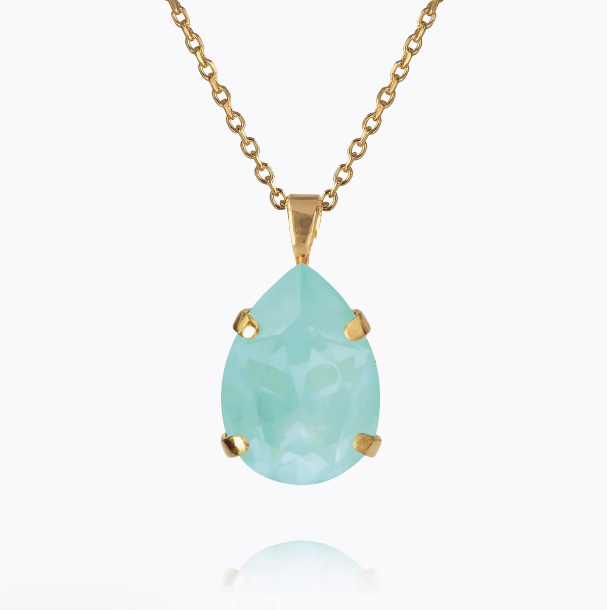 CAROLINE SVEDBOM MINI DROP MINT NECKLACE