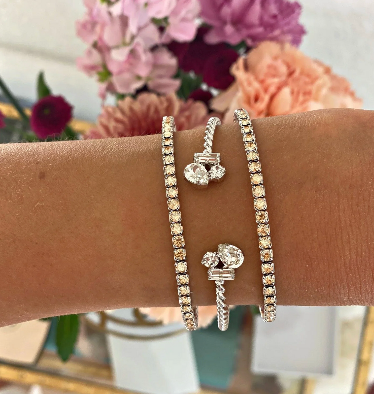 CAROLINE SVEDBOM ISA CRYSTAL BRACELET