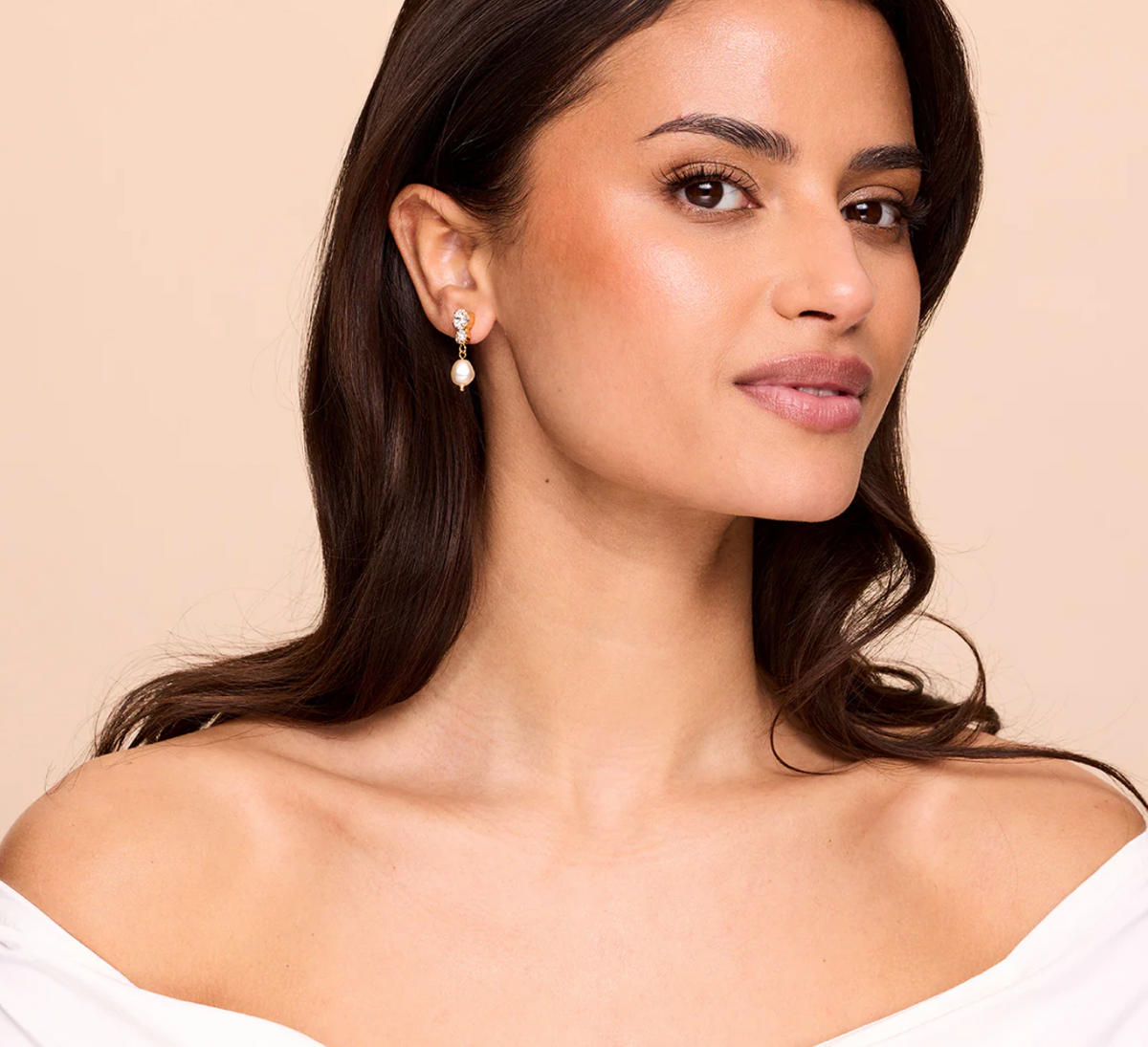 CAROLINE SVEDBOM PEARL WISHES EARRINGS