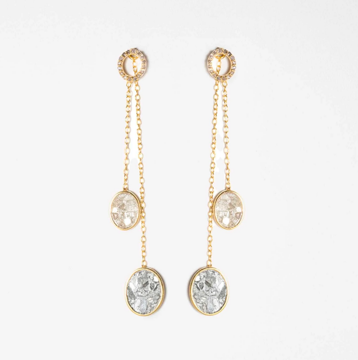 SHANA GULATI ARATA SLIDER DROP EARRINGS