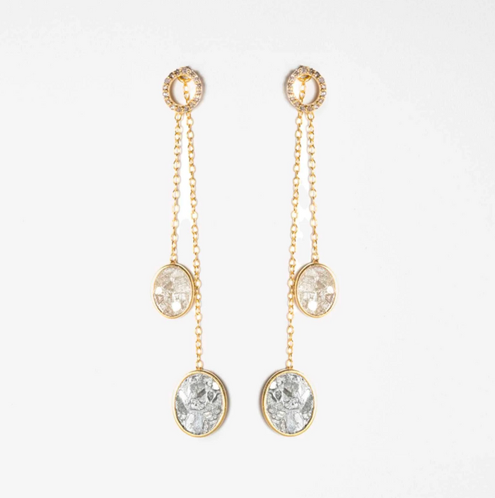 SHANA GULATI ARATA SLIDER DROP EARRINGS