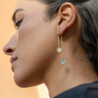SHANA GULATI ARATA SLIDER DROP EARRINGS