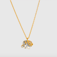 SHANA GULATI ELEPHANT PENDANT NECKLACE