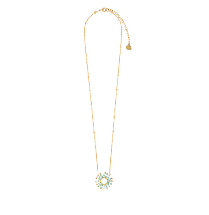 MISHKY FRINGE SUN NECKLACE