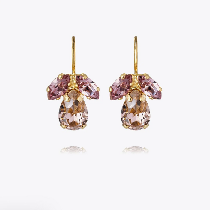CAROLINE SVEDBOM TIMO PETITE VINTAGE ROSE EARRINGS