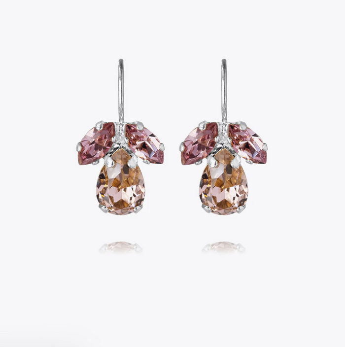 CAROLINE SVEDBOM TIMO PETITE VINTAGE ROSE EARRINGS