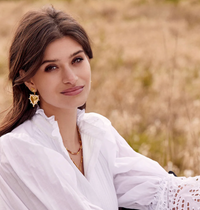 SORU SICILIAN HEART DROP EARRINGS