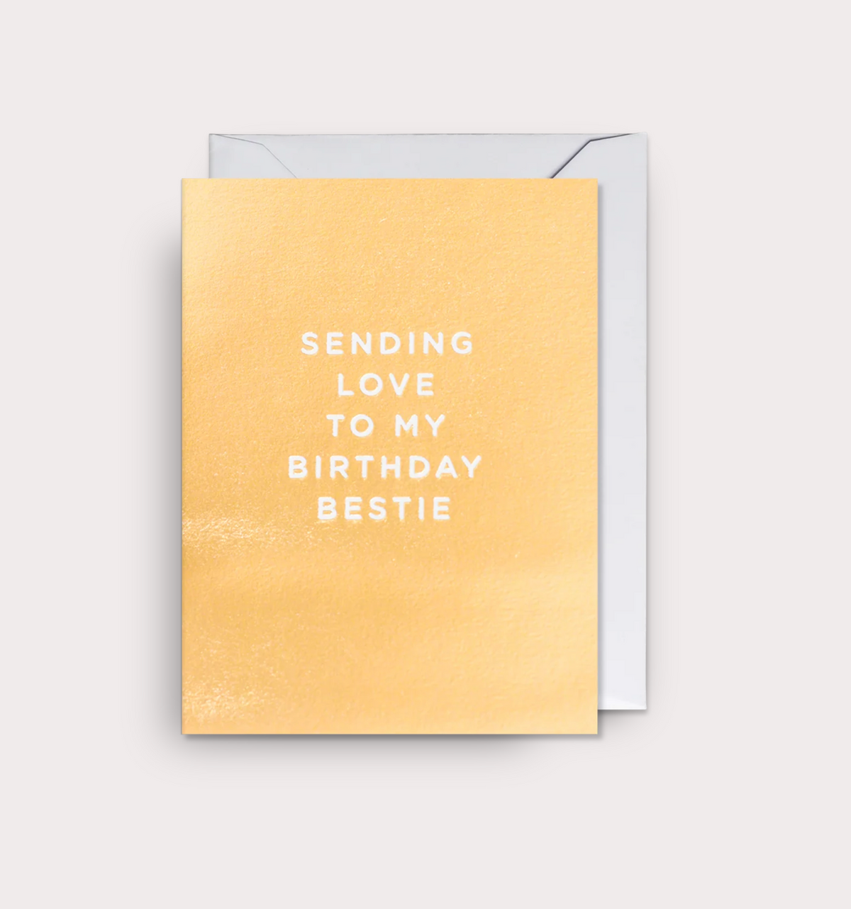 SENDING LOVE TO MY BIRTHDAY BESTIE CARD