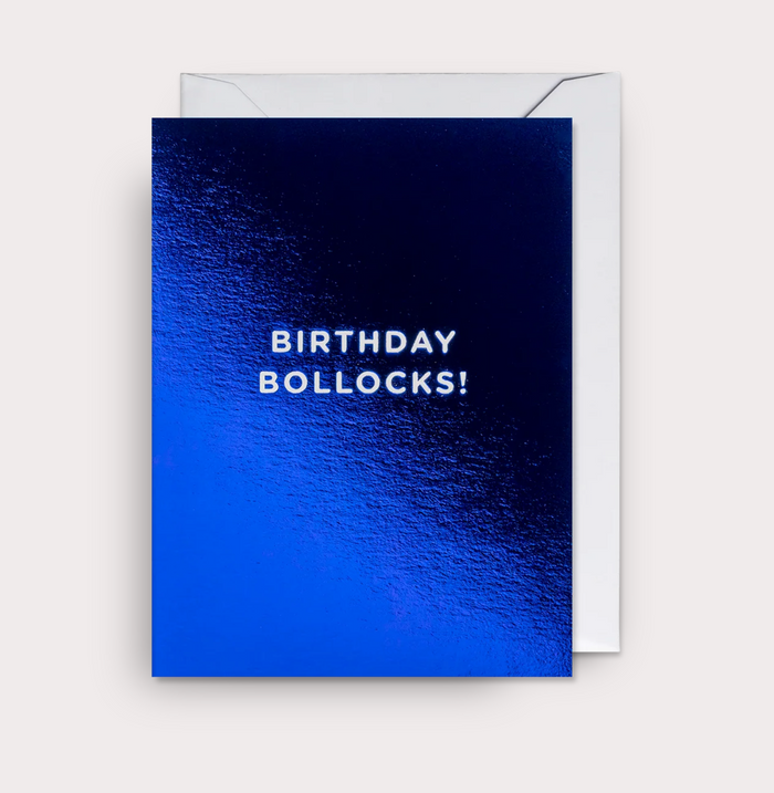 BIRTHDAY BOLLOCKS CARD
