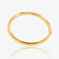 RACHEL JACKSON TWISTED HINGED BANGLE BRACELET