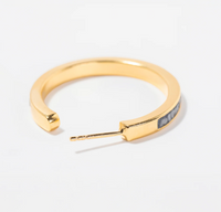 SHANA GULATI HAPUR MEDIUM HOOP EARRINGS