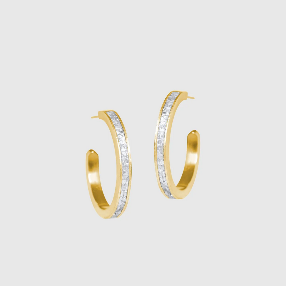 SHANA GULATI HAPUR MEDIUM HOOP EARRINGS
