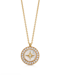 ASTLEY CLARKE SMALL POLARIS LOCKET NECKLACE